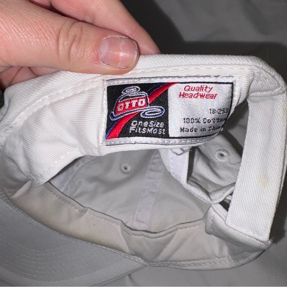 Ritz Carlton Bachelor Gulch Colorado Hat Cap Rhinestone White Silver Sparkles - Picture 4 of 5